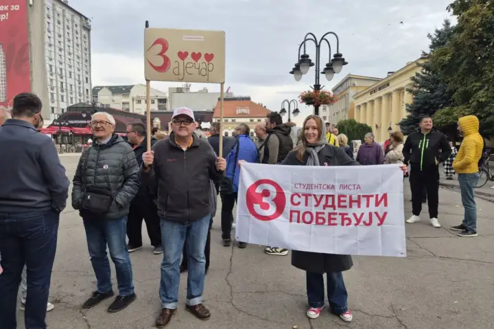 Početak studentske šetnje, Zaječar