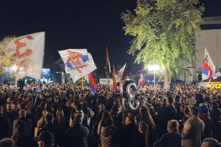 doček zapadnih kolona u Lazarevcu