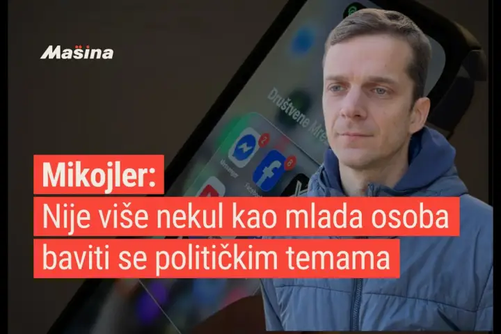 Mikojler: Nije više nekul kao mlada osoba baviti se političkim temama
