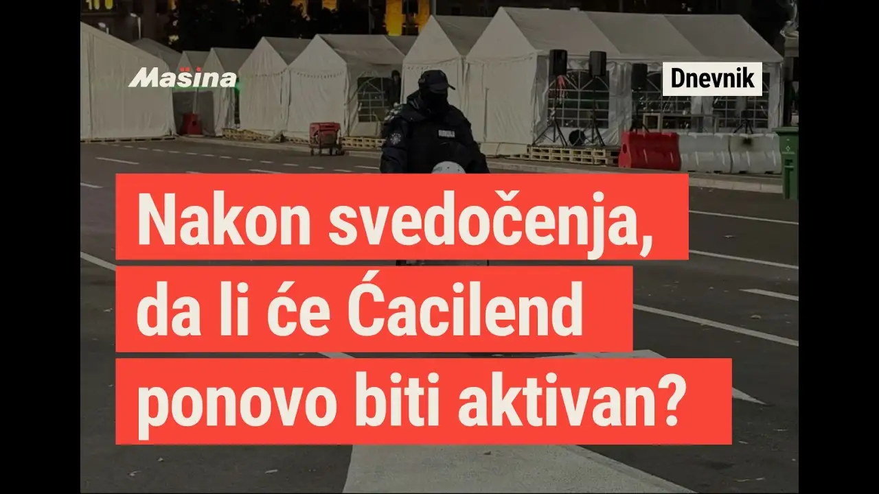 Nakon svedočenja, da li će Ćacilend ponovo biti aktivan? | Mašina DNEVNIK, sreda, 14. oktobar
