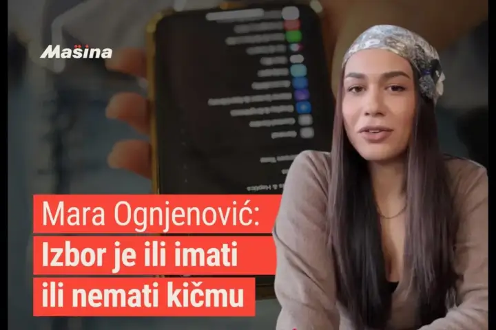 Mara Ognjenović: Izbor je ili imati ili nemati kičmu