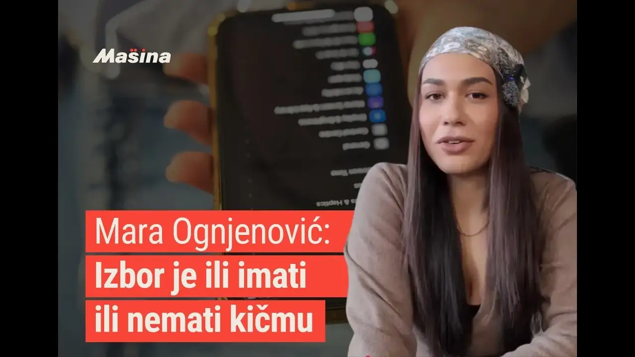 Mara Ognjenović: Izbor je ili imati ili nemati kičmu