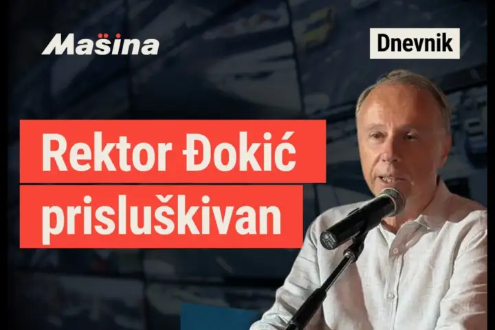 Rektor Đokić prisluškivan | Mašina DNEVNIK 19. oktobar 2026.