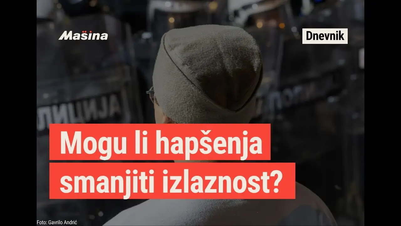 Zašto (ponovo) gledamo hapšenja pred protest na Slaviji? | Mašina DNEVNIK