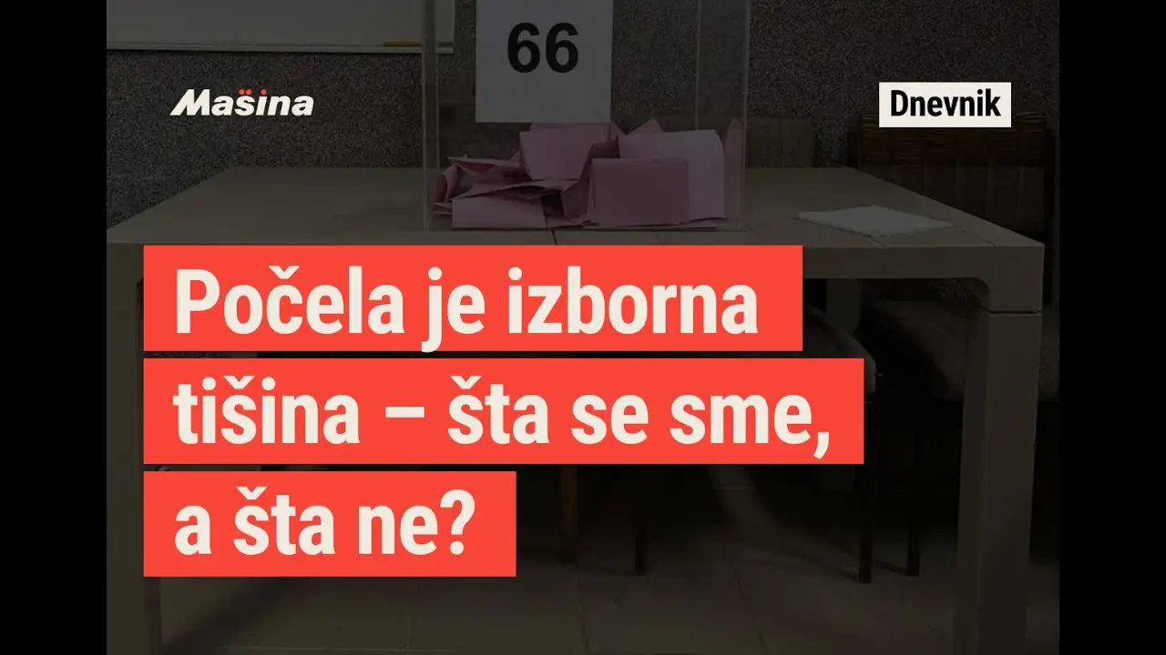 Tužilaštvo apeluje da se ne prave neredi tokom izbora | Mašina DNEVNIK